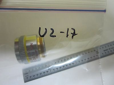 MIKROSKOPTEIL OBJEKTIV LEITZ FLUOTAR 10X P INFINITY OPTICS AS IS BIN#U2-17