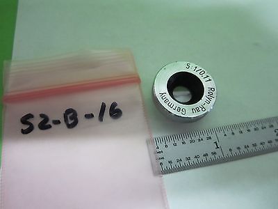 MICROSCOPE PART OBJECTIVE ROLYN 5X GERMANY OPTICS AS IS BIN#S2-B-16