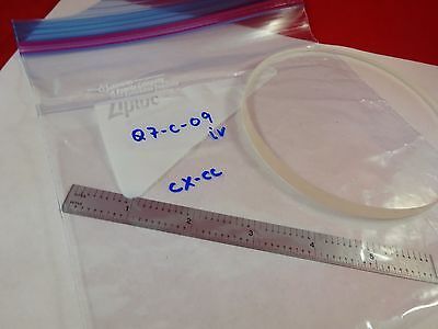 OPTICAL LARGE CONVEX CONCAVE LENS MIL SPEC LASER OPTICS AS IS BIN#Q7-C-09