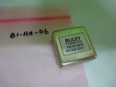 OSCILLATOR QUARTZ FREQUENCY CONTROL BLILEY 155.52 MHz STANDARD NICE BIN#B1-HA-06