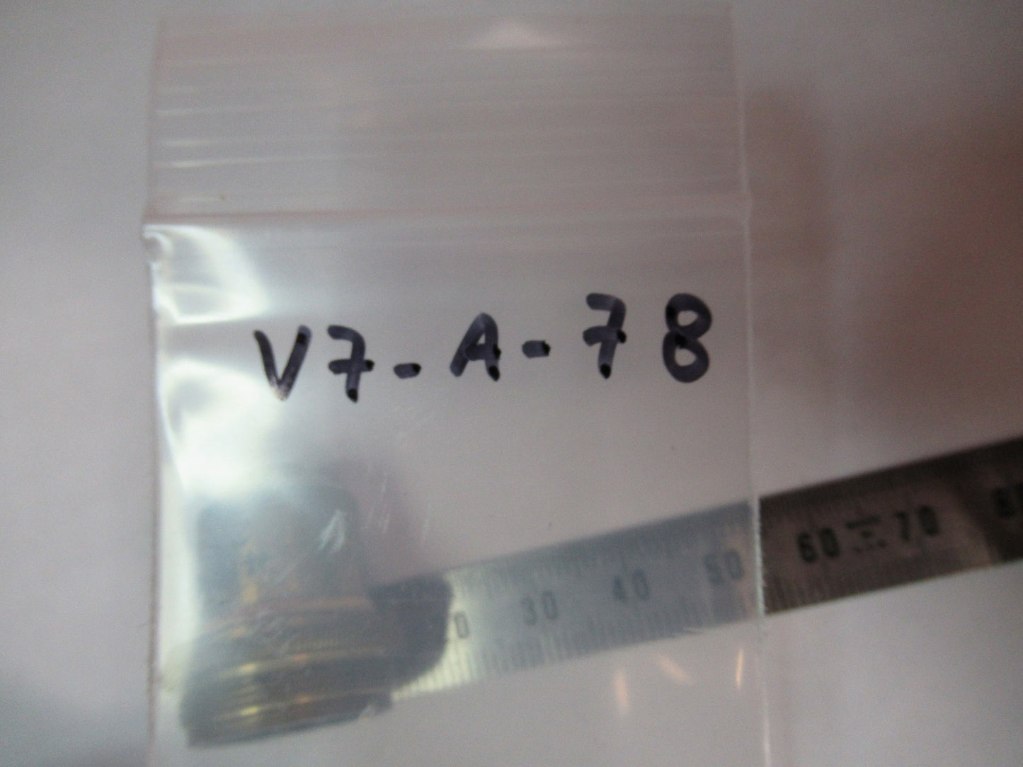 ANTIQUE BRASS SPENCER OBJECTIVE 48mm 2.2X MICROSCOPE PART AS PICTURED V7-A-78