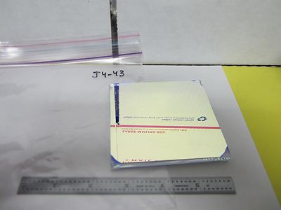 OPTICAL POLARIZED GLASS WINDOW BLOCK LASER OPTICS AS IS BIN#J4-43