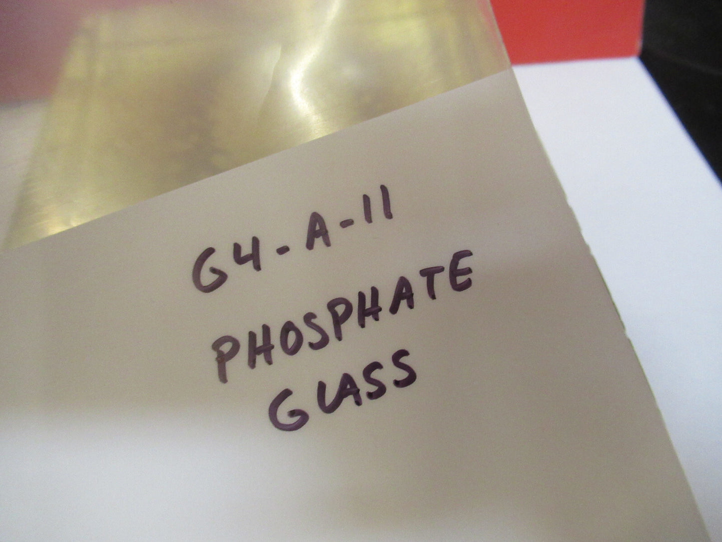 HUGE PIECE OF PHOSPHATE GLASS BLOCK as melted VERY RARE AS PICTURED G4-A-11