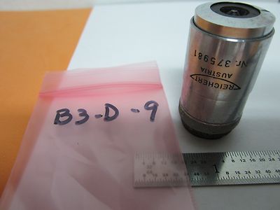 FOR PARTS MICROSCOPE OBJECTIVE REICHERT AUSTRIA EPI 28X OPTICS BIN#B3-D-9