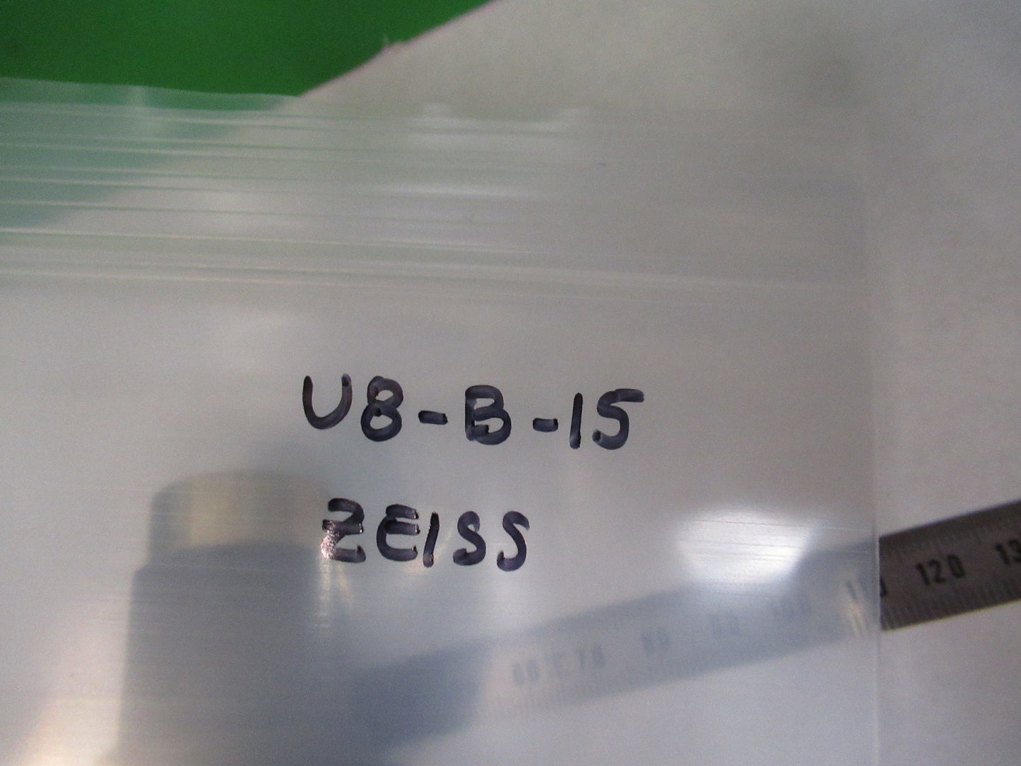 ZEISS GERMANY BRASS MOUNTED LENS OPTICS MICROSCOPE PART AS PICTURED U8-B-15
