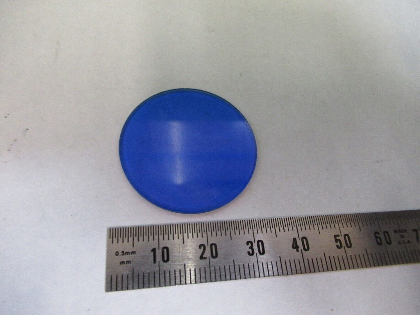 STEINDORFF BERLIN GLASS FILTER BLUE GERMANY MICROSCOPE PART 8X-A-03