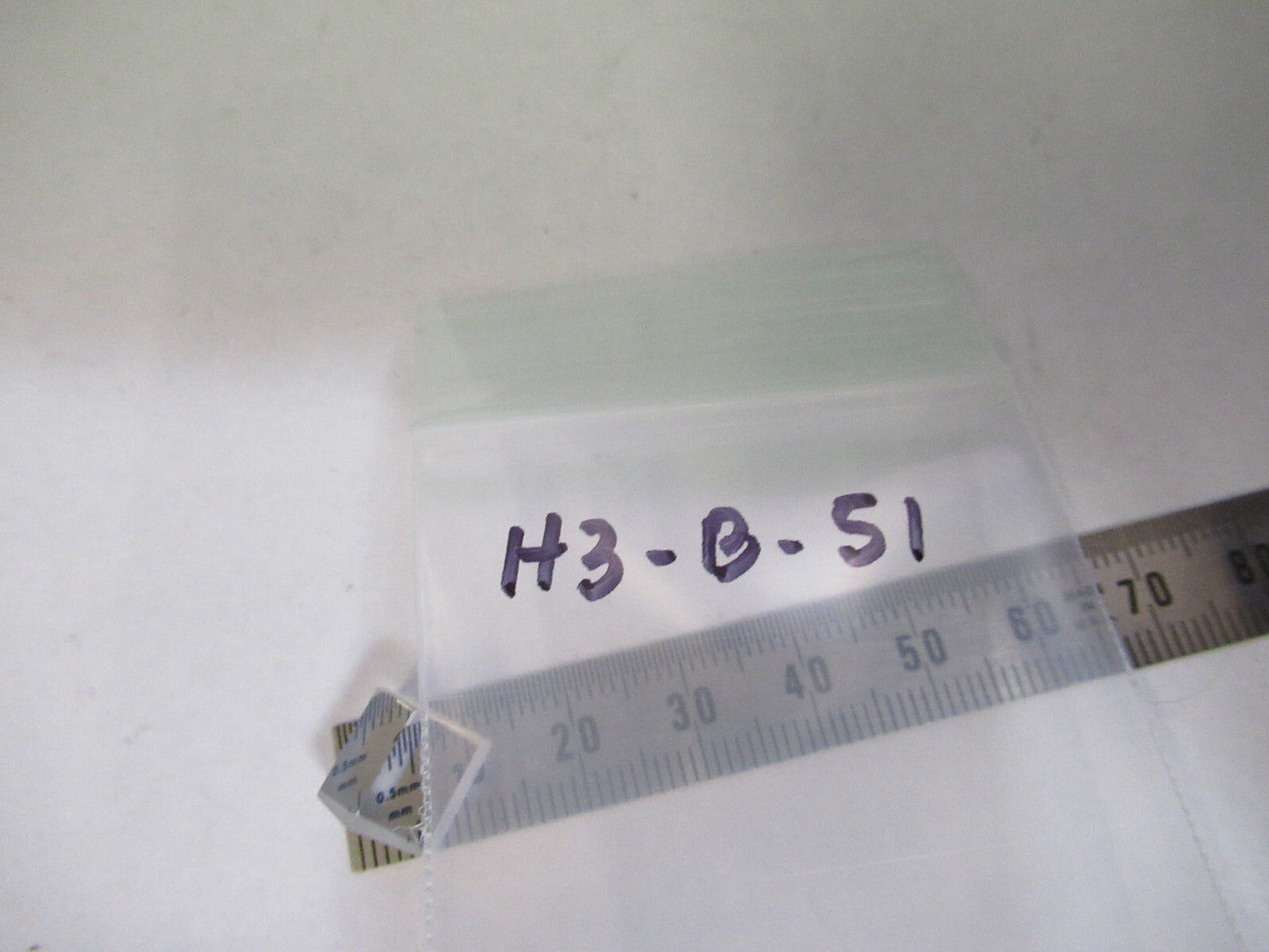 OPTICAL MINI GLASS PRISM OPTICS AS PICTURED &H3-B-51