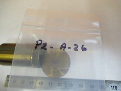 REICHERT ÖSTERREICH LEERES MESSING-KANISTER-OBJEKTIV-MIKROSKOP WIE ABGEBILDET P2-A-26