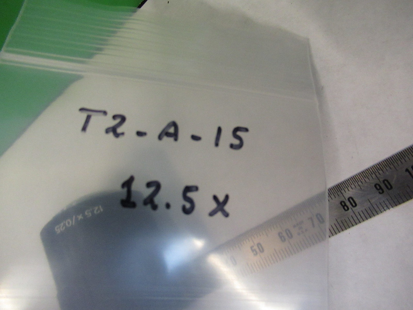 AUS JENA GERMANY INFINITY OBJECTIVE 12.5X PLANACHROMAT MICROSCOPE PART T2-A-15