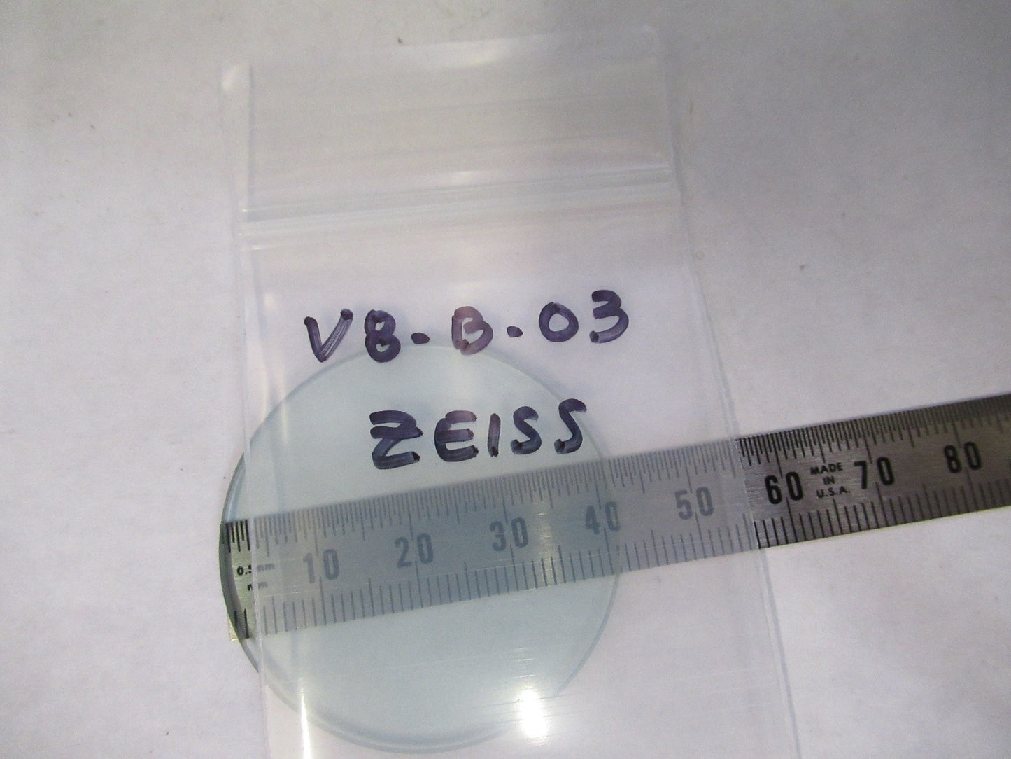 ZEISS GERMANY GLASS FILTER HEAT ABSORB M301 MICROSCOPE PART AS PICTURED V8-B-03