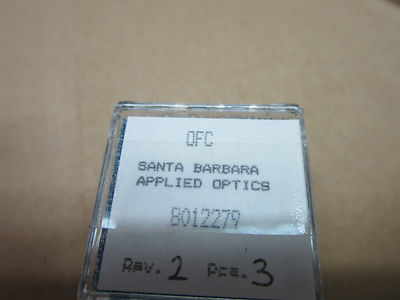 LOT 3 EA MIL SPEC OPTICAL LENSES LENS LASER SANTA BARBARA OPTICS APPLIED