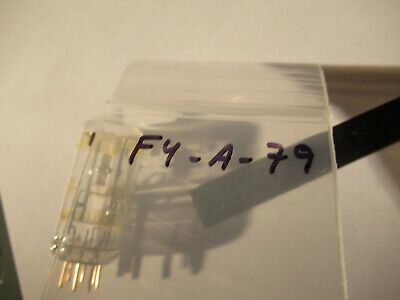 ANTIQUE QUARTZ RADIO CRYSTAL NARVA GLASS HOLDER FREQUENCY CONTROL #F4-A-79