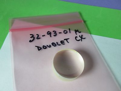 OPTICAL DOUBLET CONVEX LENS LASER OPTICS BIN #32-93-01