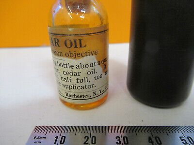 BAUSCH LOMB ANTIQUE CEDAR OIL FLASK MICROSCOPE PART AS PICTURED W3-B-23