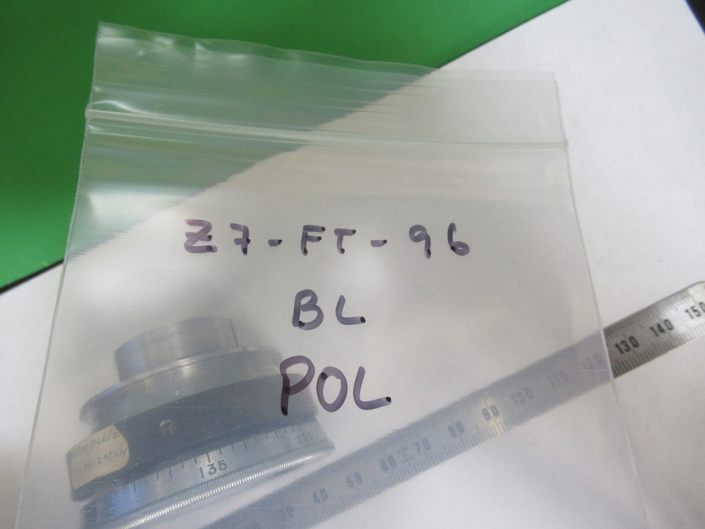 ANTIQUE BAUSCH LOMB POL CONDENSER POLARIZER MICROSCOPE PART AS PICTURED Z7-FT-96