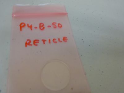 MICROSCOPE PART RETICLE BAUSCH LOMB for EYEPIECE OPTICS AS IS BIN#P4-B-50