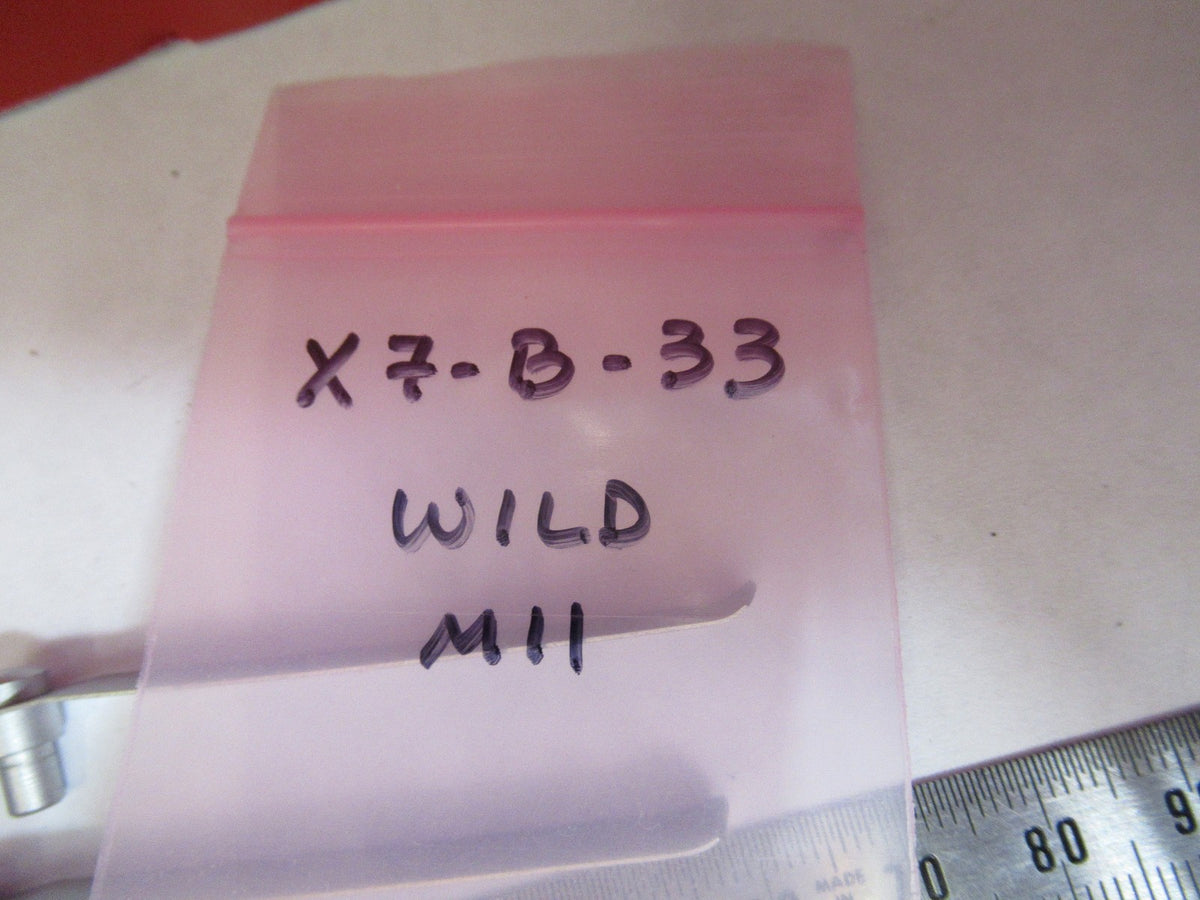 Wild Swiss Stage Clips Specimen Microscope Part