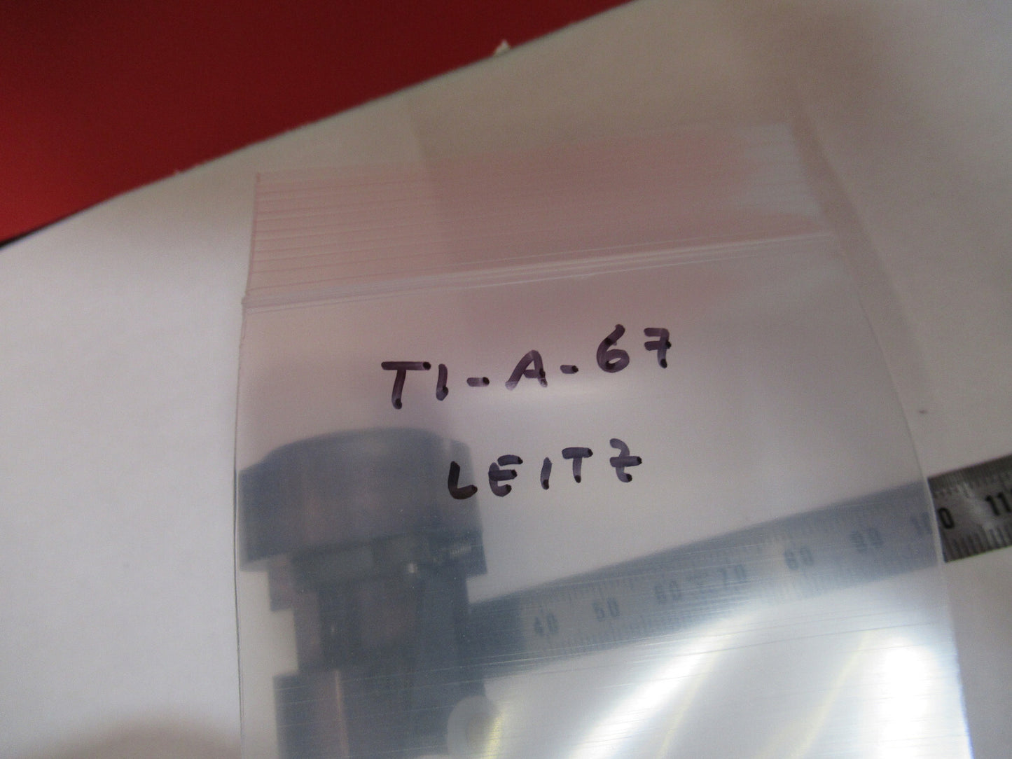 LEITZ WETZLAR GERMANY DARK PHASE OPTICS MICROSCOPE PART AS PICTURED T1-A-67