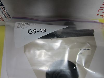 MICROSCOPE PART BINOCULAR HEAD OLYMPUS JAPAN OPTICS BIN#G5-03