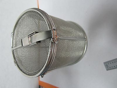 STAINLESS STEEL MESH CONTAINER CLEANING LASER OPTICS BIN#A3