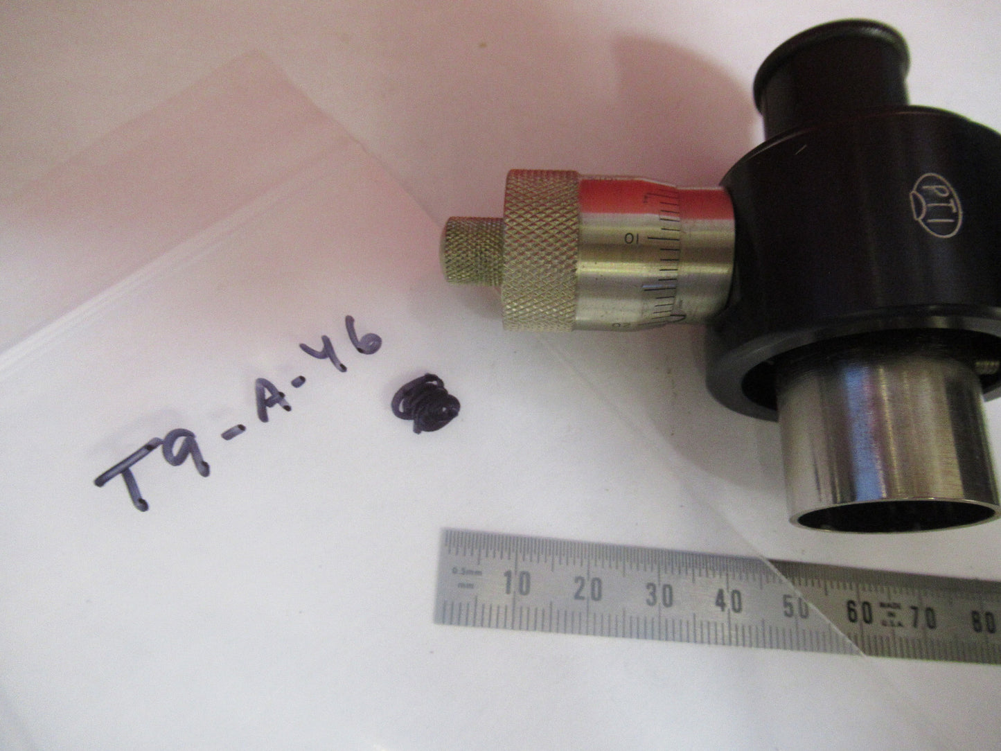 PTI FILAR MEASURING OCULAR EYEPIECE MICROSCOPE PART AS PICTURED T9-A-46