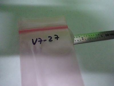 MICROSCOPE PART OPTICAL LENS DIFFUSER FROSTED FLAT THICK AS IS OPTICS BIN#V7-27