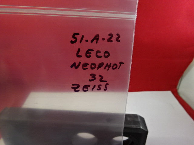 Huge Slide Leco Carl Zeiss AG Microscope Part Aus Jena Neophot 32 Optics