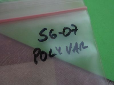MICROSCOPE PART POLYVAR REICHERT LENS OPTICS AS IS BIN#S6-07