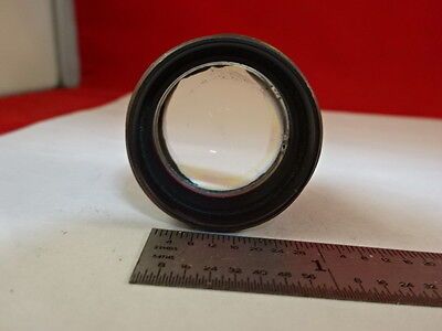 MICROSCOPE PART ANTIQUE OPTICAL BRASS MOUNTED LENS OPTICS AS IS #AO-51