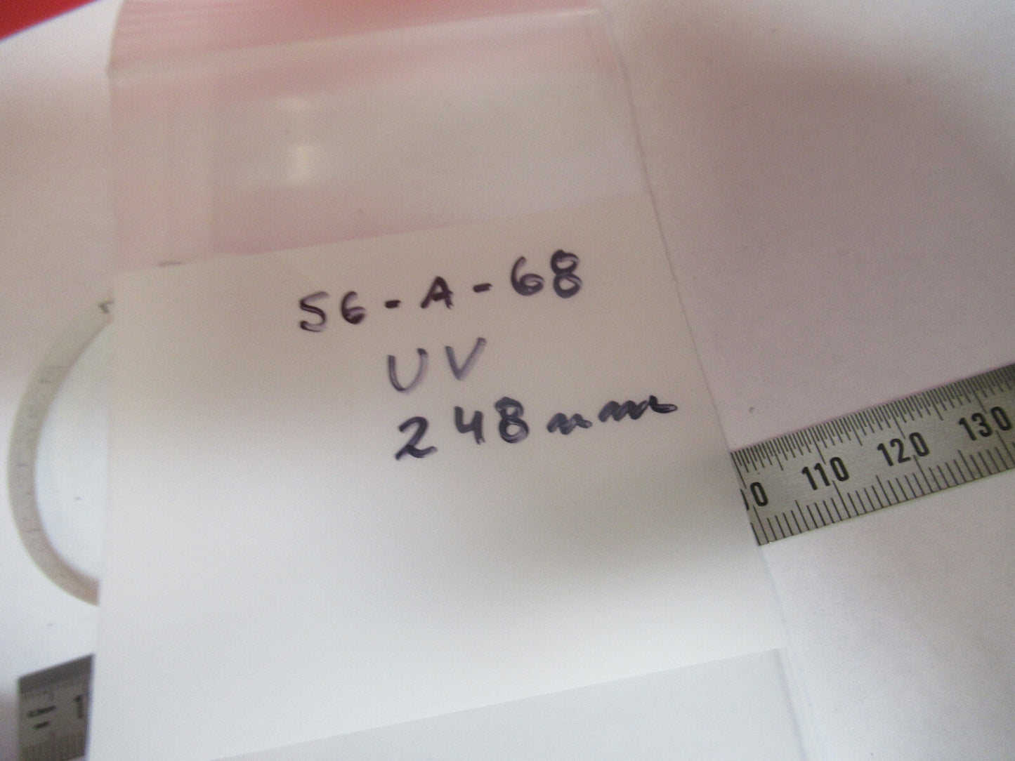 Optical Flat Coated UV Lens 248 nm Ultraviolet Laser Optics