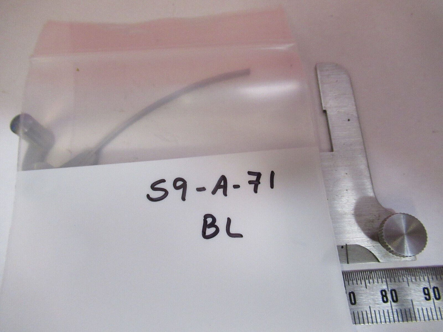 ANTIKE CLIPS-BAUGRUPPE BAUSCH LOMB MIKROSKOPTEIL WIE ABGEBILDET &S9-A-71