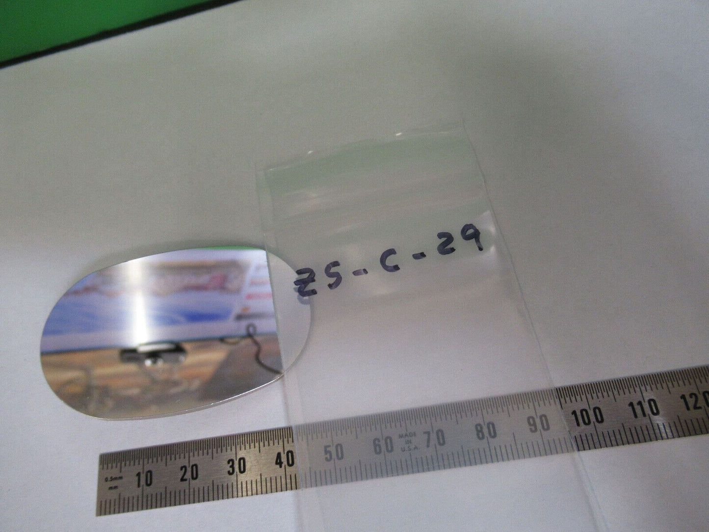 OPTICAL ALUMINUM METAL SILVER FLAT MIRROR OPTICS AS PICTURED Z5-C-29