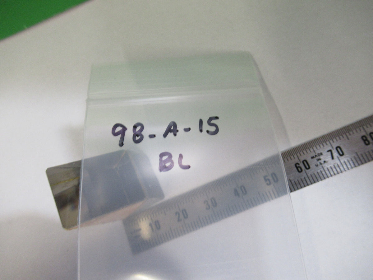 BAUSCH LOMB GLASS PRISM OPTICS MICROSCOPE OPTICAL PART AS PICTURED 98-A-15