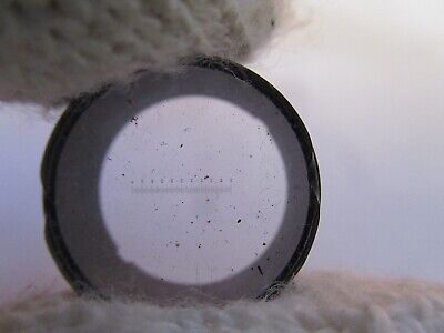 OPTICAL RETICLE GRATICULE MEASURING OPTICS MICROSCOPE PART AS PICTURED &19-B-43
