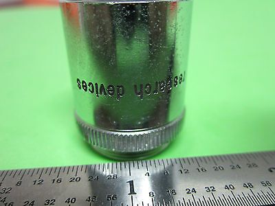 MICROSCOPE OPTICS INFRARED RESEARCH DEVICES AUTOCOLLIMATOR OBJECTIVE BIN#4T