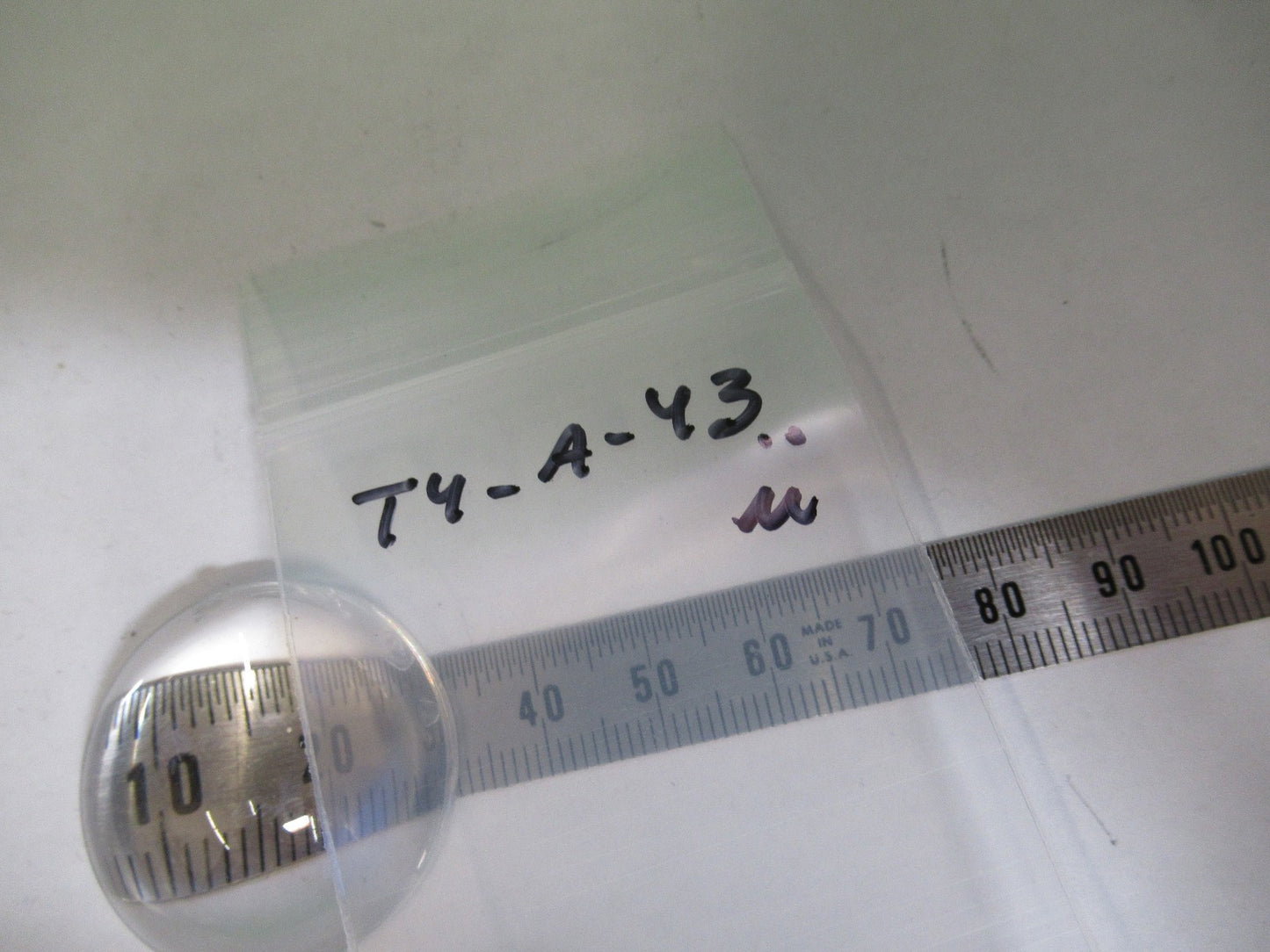 OLYMPUS JAPAN ILLUMINATOR LENS CONVEX OPTICS MICROSCOPE PART AS PICTURED T4-A-43