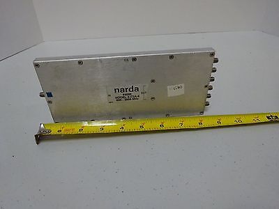 RF MICROWAVE MODULE NARDA POWER DIVIDER 2.5 GHz frequency AS IS BIN#TB-5-2-6 out
