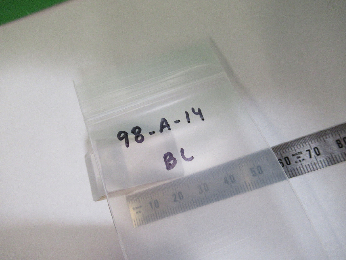 BAUSCH LOMB GLASS PRISM OPTICS MICROSCOPE OPTICAL PART AS PICTURED 98-A-14