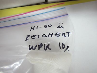 REICHERT LEICA POLYVAR OKULAR WPK 10X MIKROSKOPOPTIK BIN#H1-30