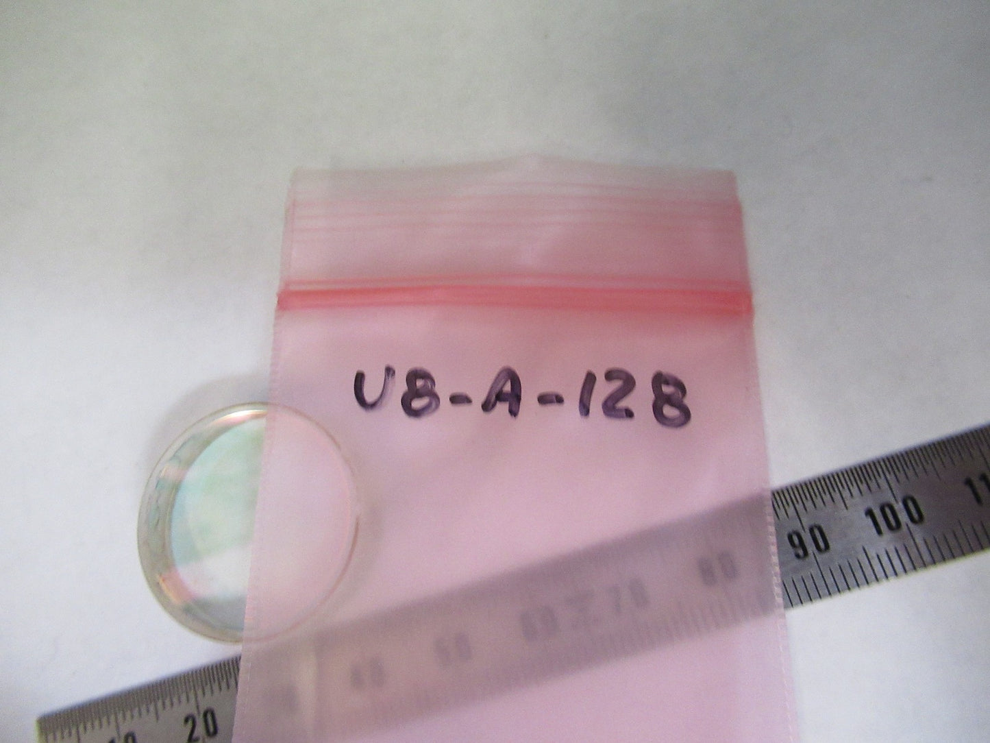OPTICAL COATED DICHROIC MIRROR FILTER LASER OPTICS LENS AS PICTURED U8-A-128