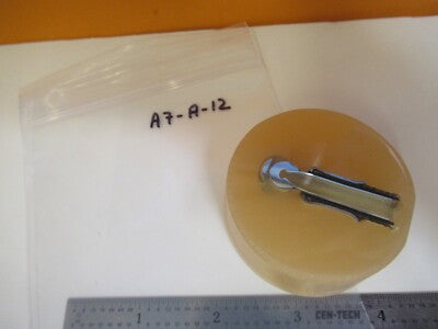 METALLOGRAPHIC METAL CROSS SECTION SPECIMEN MICROSCOPY SAMPLE AS PIC #A7-A-12