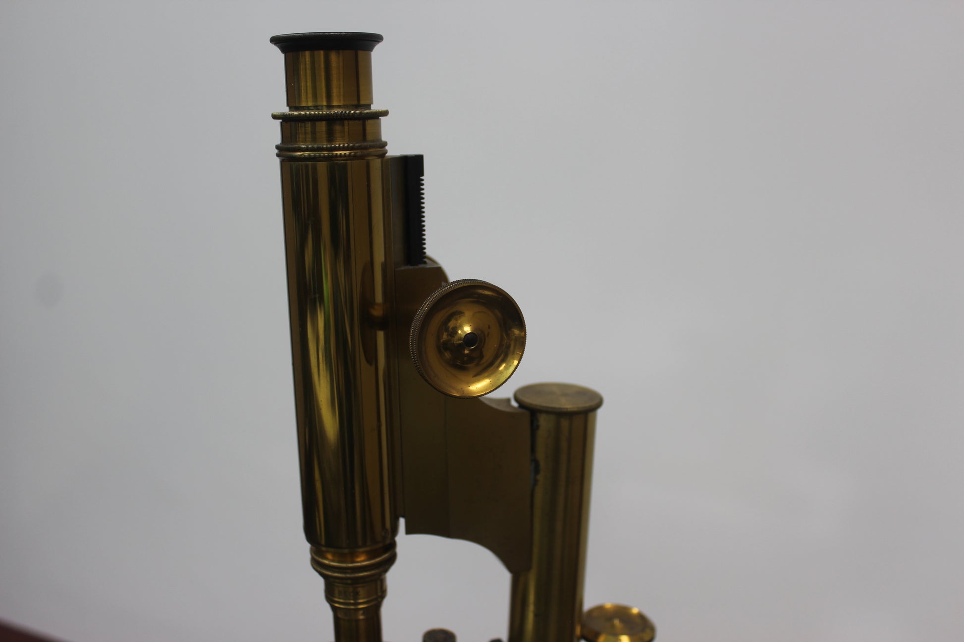 R & J. Beck Antique Brass Microscope (15667) - Sold by SILO Surplus