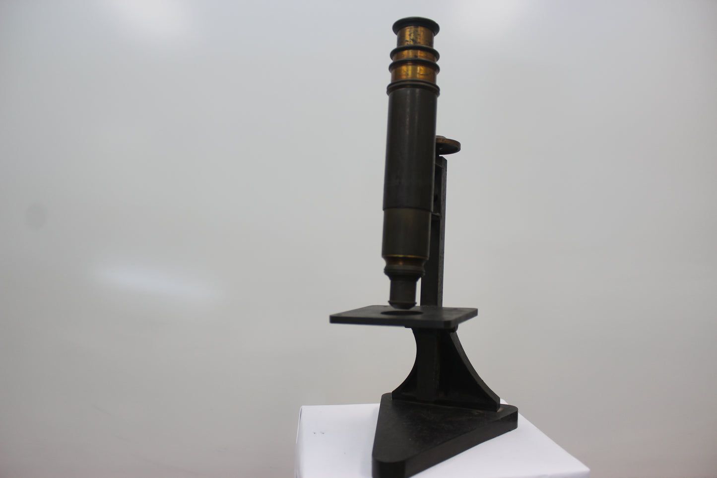 R & J. Beck Antique Brass Microscope (20810) - Sold by SILO Surplus