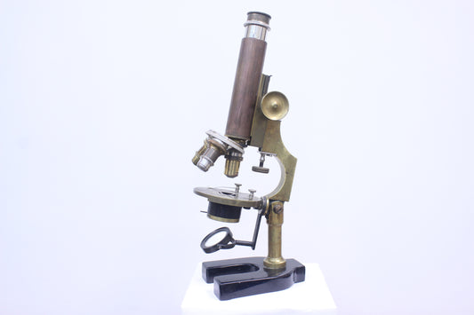 Betz Special Antique Brass Microscope - Sold by SILO Surplus