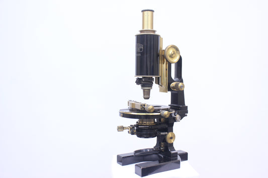 Carl Zeiss Jena Antique Brass Microscope (46395) - Sold by SILO Surplus