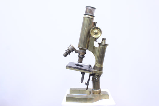 Spencer Lens Co. Antique Brass Microscope (1704)