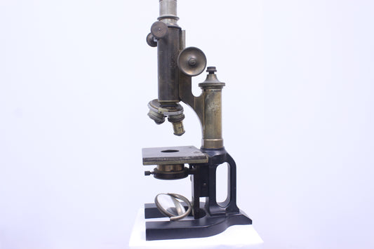 Reichert Antique Brass Microscope