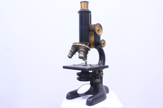 Bausch & Lomb Antique Brass Microscope (154722)