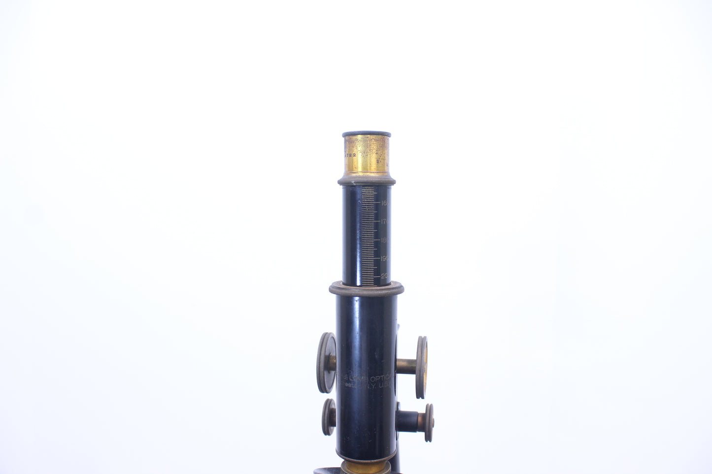 Bausch & Lomb Antique Brass Microscope (154722)