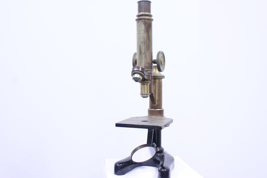 Ernst Leitz Wetzlar Antique Brass Microscope (79062)